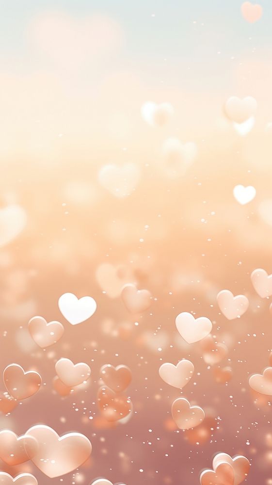 Glitter heart backgrounds outdoors nature. AI generated Image by rawpixel.