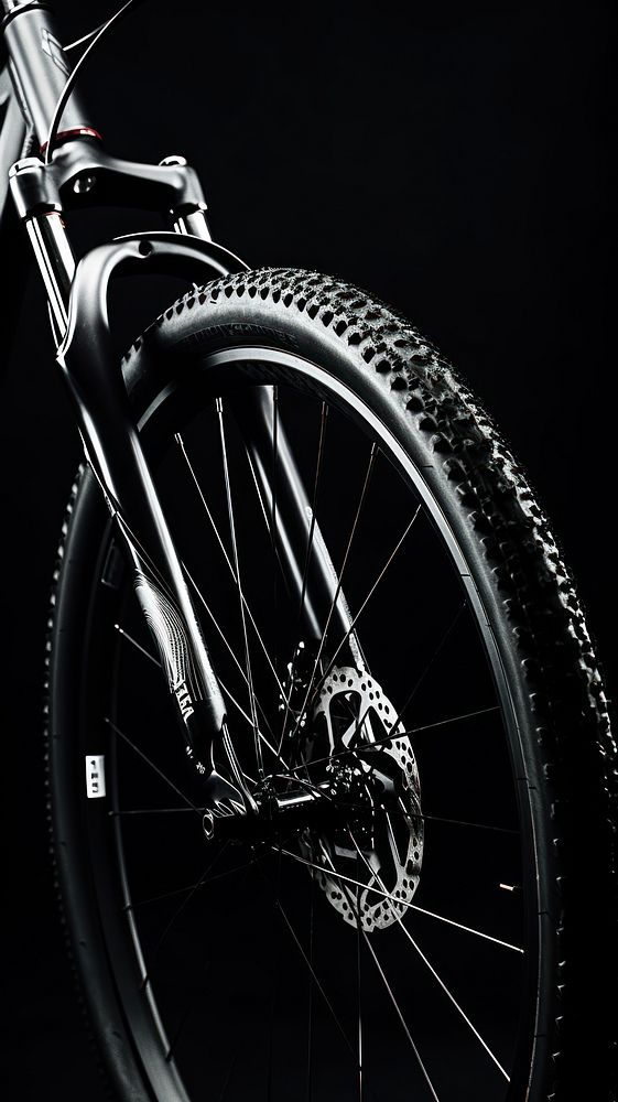 Mountain bicycle vehicle wheel spoke. AI generated Image by rawpixel.
