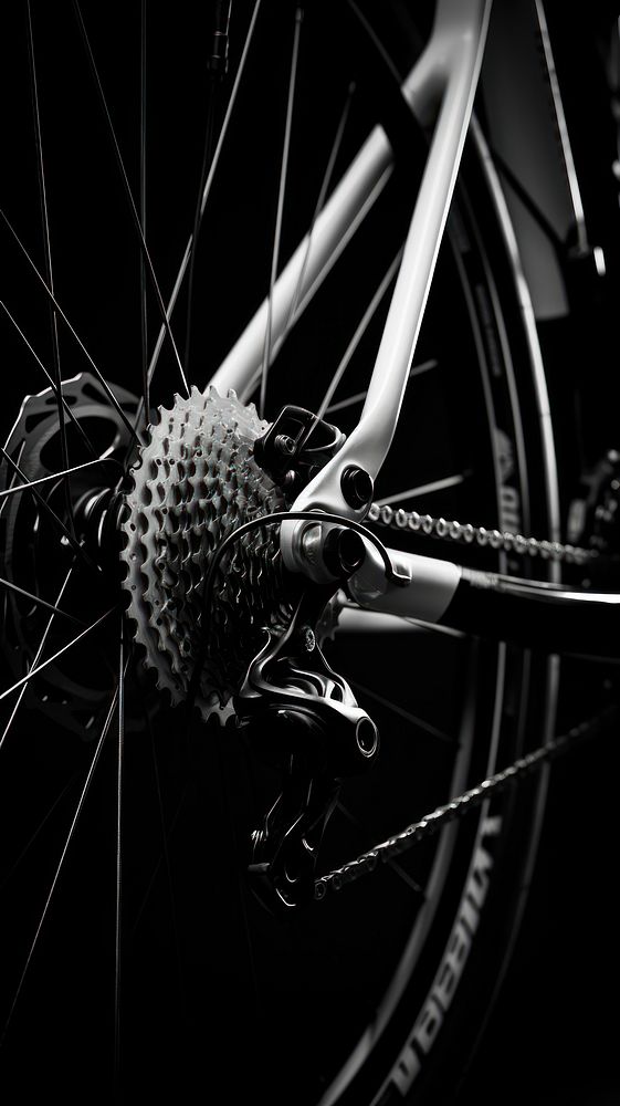 Mountain bicycle vehicle wheel spoke. AI generated Image by rawpixel.