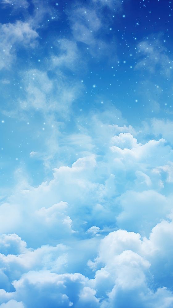 The sky wallpaper outdoors nature cloud. AI generated Image by rawpixel.