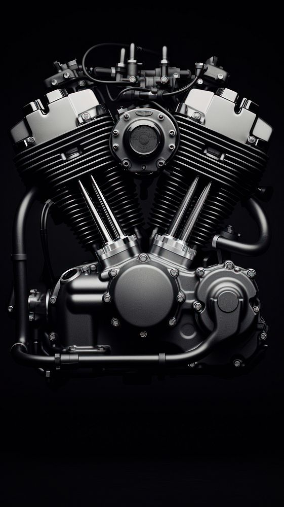 Motorcycle engine motorcycle black electronics. AI generated Image by rawpixel.