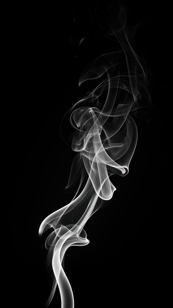 Smoke black white black background. AI generated Image by rawpixel.