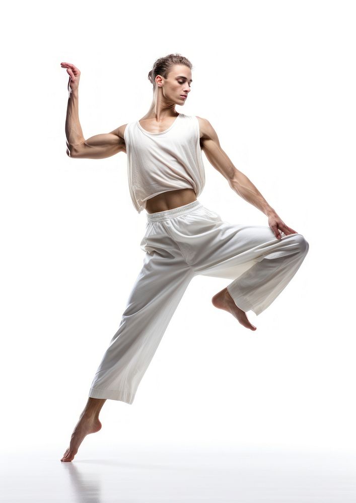 Young dancer dancing sports adult white. AI generated Image by rawpixel.