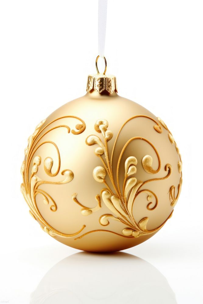 Golden christmas ornament pendant jewelry locket. AI generated Image by rawpixel.