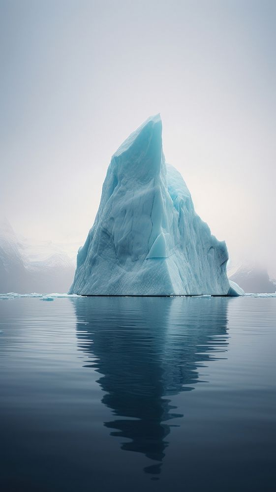 Iceberg iceberg nature outdoors. AI generated Image by rawpixel.