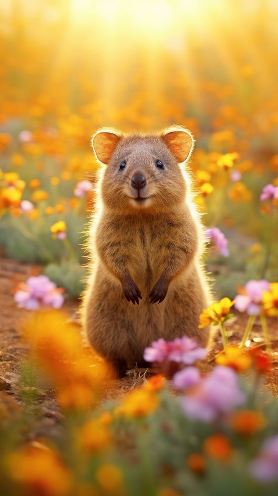 Quokka nature wildlife outdoors. AI generated Image by rawpixel.
