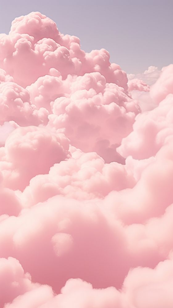 Pink Aesthetic Cloud Outdoors Nature. 