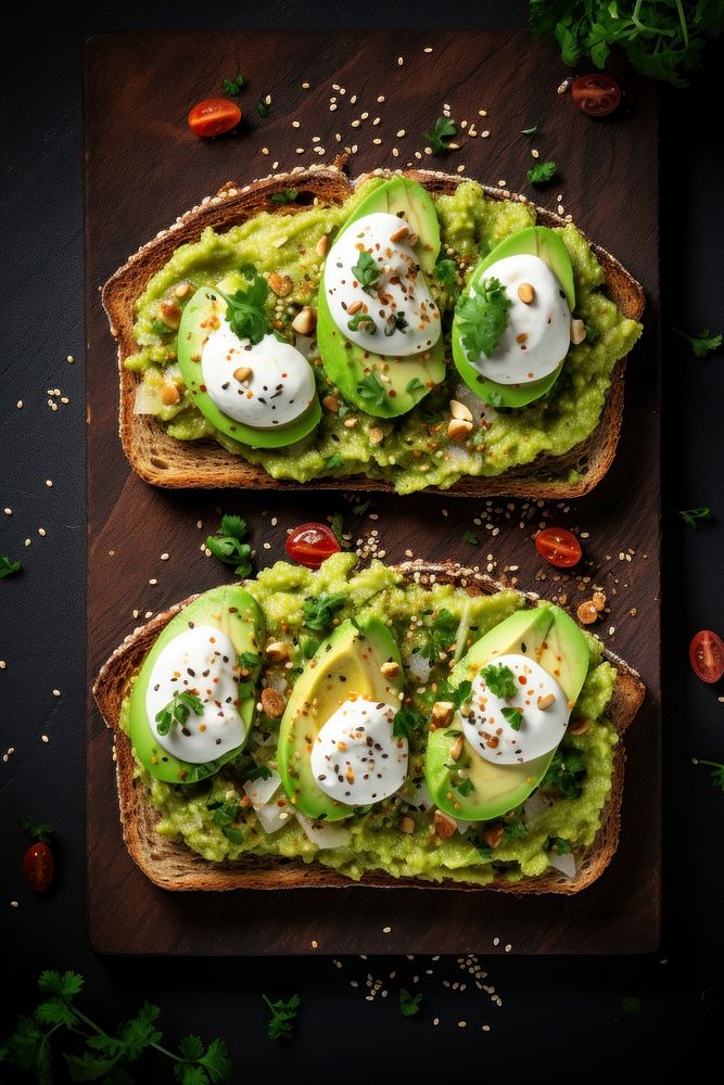 Avocado toast bread food mozzarella. | Free Photo - rawpixel