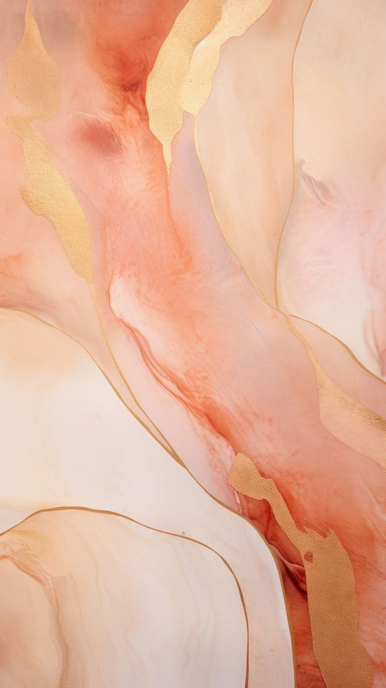Rose and gold backgrounds abstract painting. AI generated Image by rawpixel.