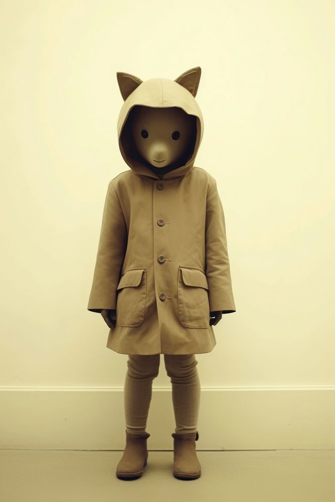 Child overcoat toy representation. AI generated Image by rawpixel.
