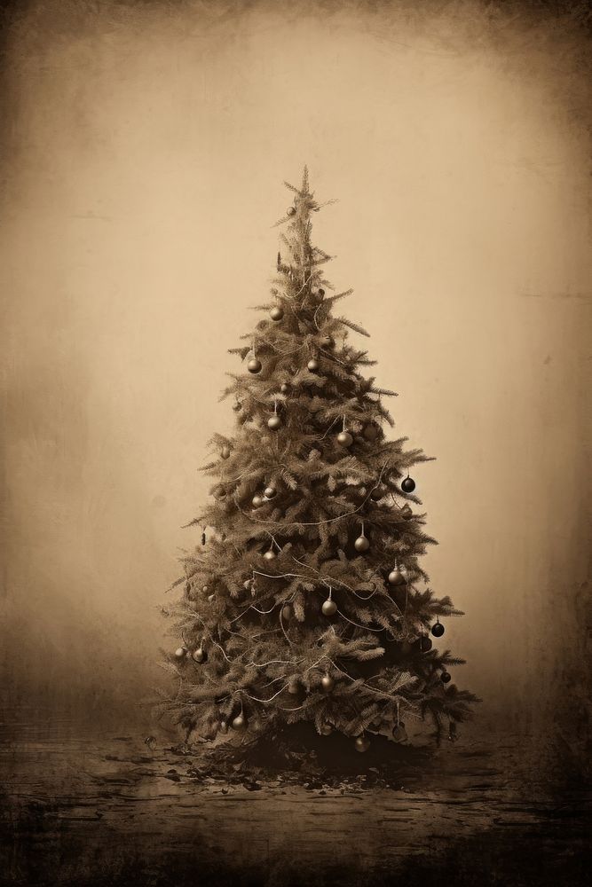 Christmas tree plant fir celebration. AI generated Image by rawpixel.