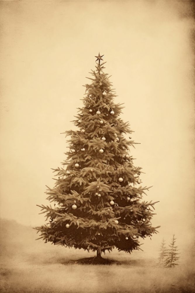Christmas tree plant fir celebration. AI generated Image by rawpixel.