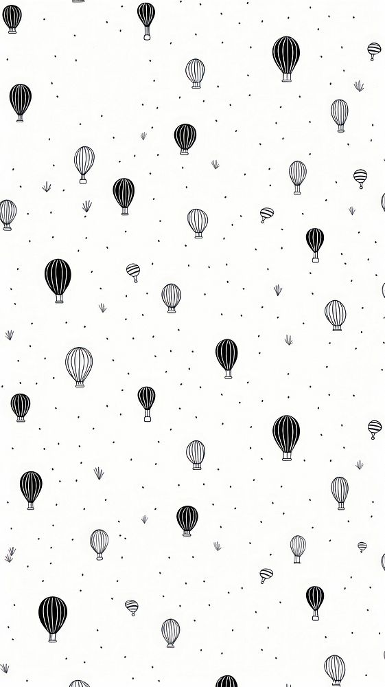 Balloon pattern paper backgrounds. AI generated Image by rawpixel.
