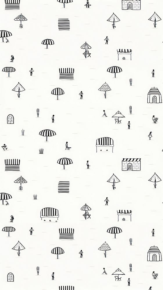 Beach backgrounds pattern line. AI generated Image by rawpixel.