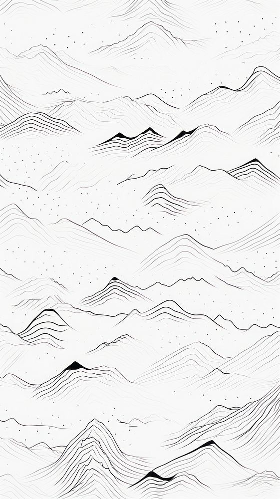 Mountain white backgrounds pattern. AI generated Image by rawpixel.