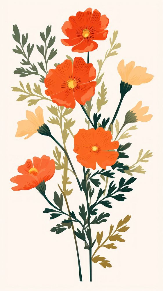 Flowers art pattern plant. AI generated Image by rawpixel.