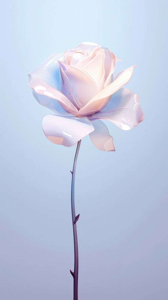 Rose pastel flower blossom petal. AI generated Image by rawpixel.