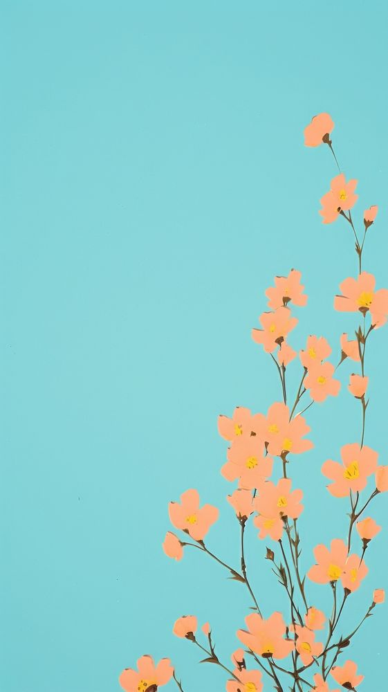 Spring flowers outdoors blossom nature. AI generated Image by rawpixel.