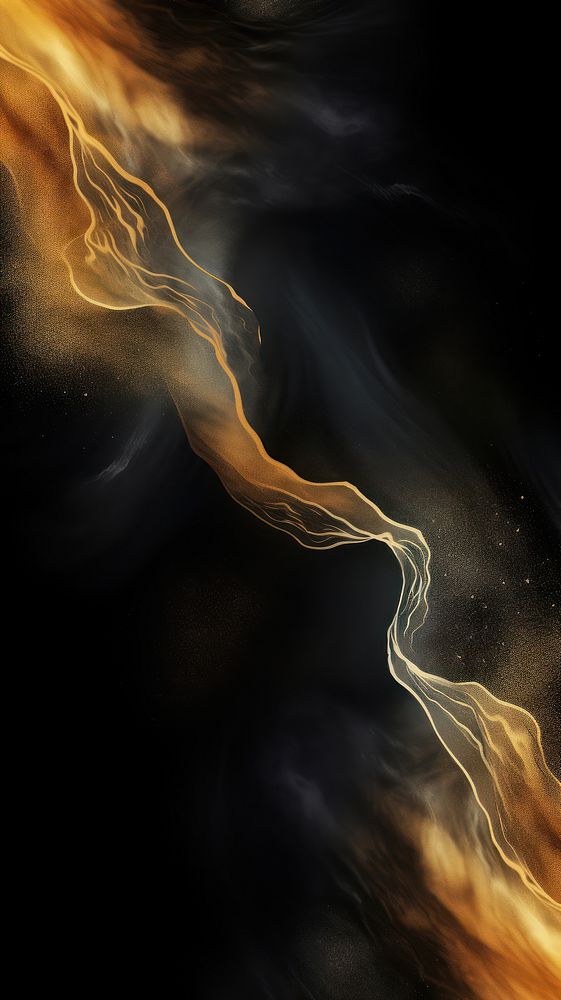 Black and gold backgrounds nature smoke. AI generated Image by rawpixel.