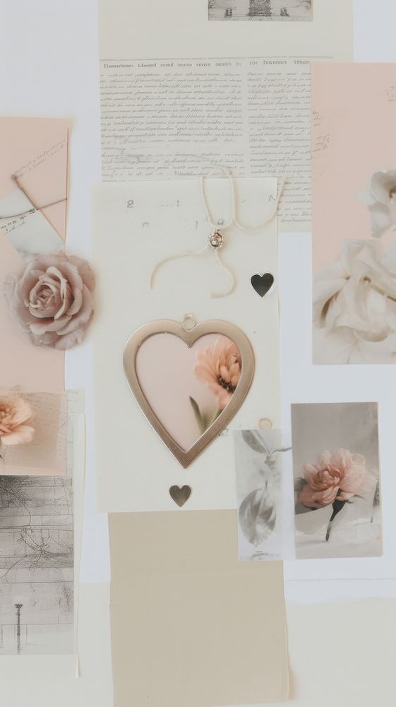 Self love collage scrapbooking accessories. AI generated Image by rawpixel.
