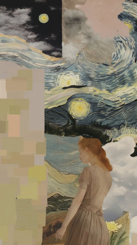 Van gogh painting outdoors art. AI generated Image by rawpixel.