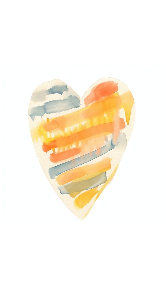 Cute little line heart creativity painting plectrum. AI generated Image by rawpixel.
