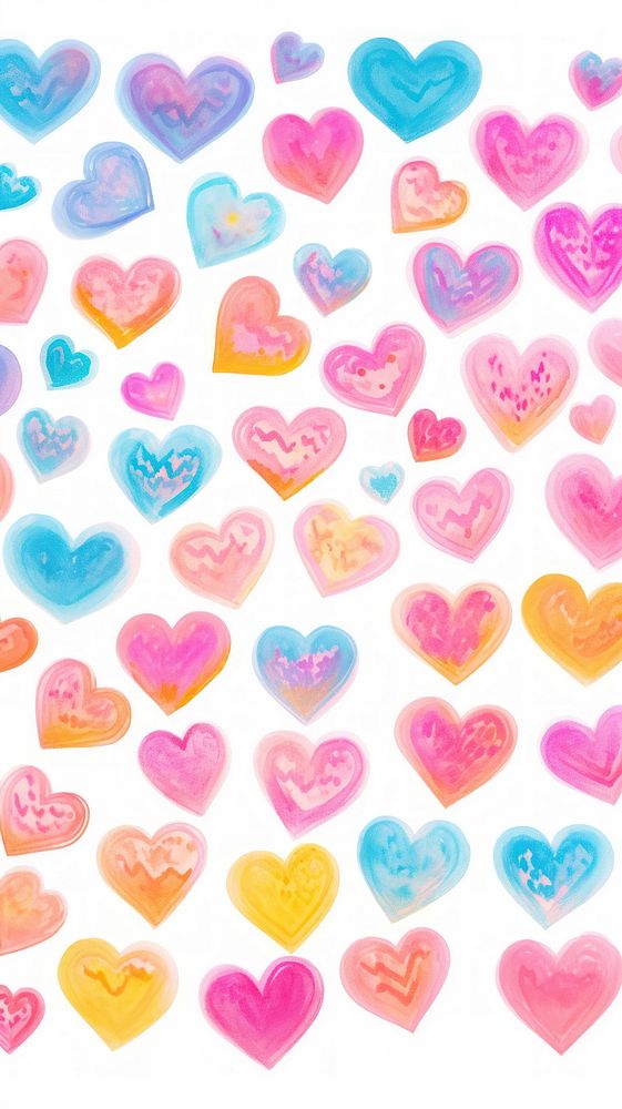 Tiny hearts confectionery backgrounds candy. AI generated Image by rawpixel.