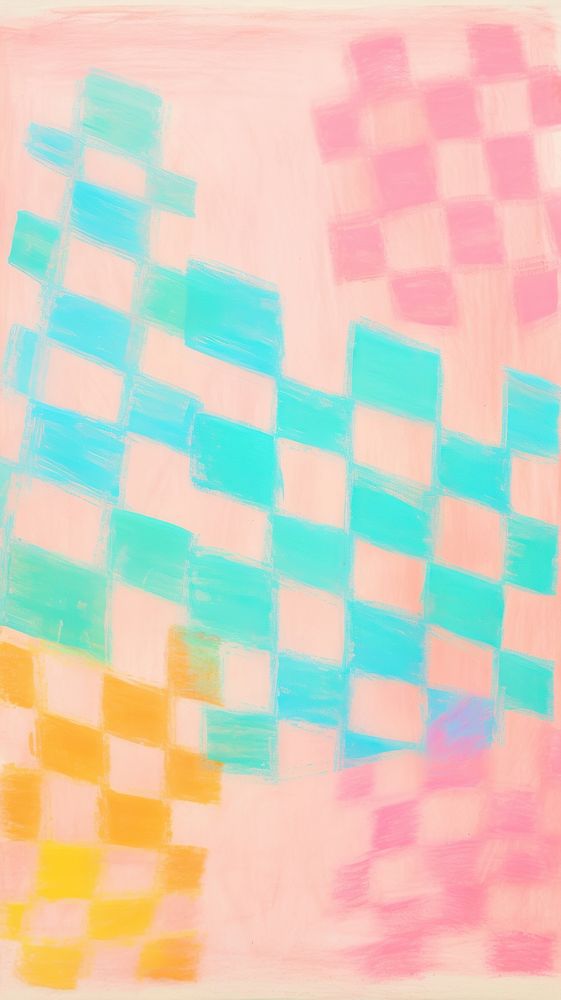 Checkered style backgrounds painting art. AI generated Image by rawpixel.