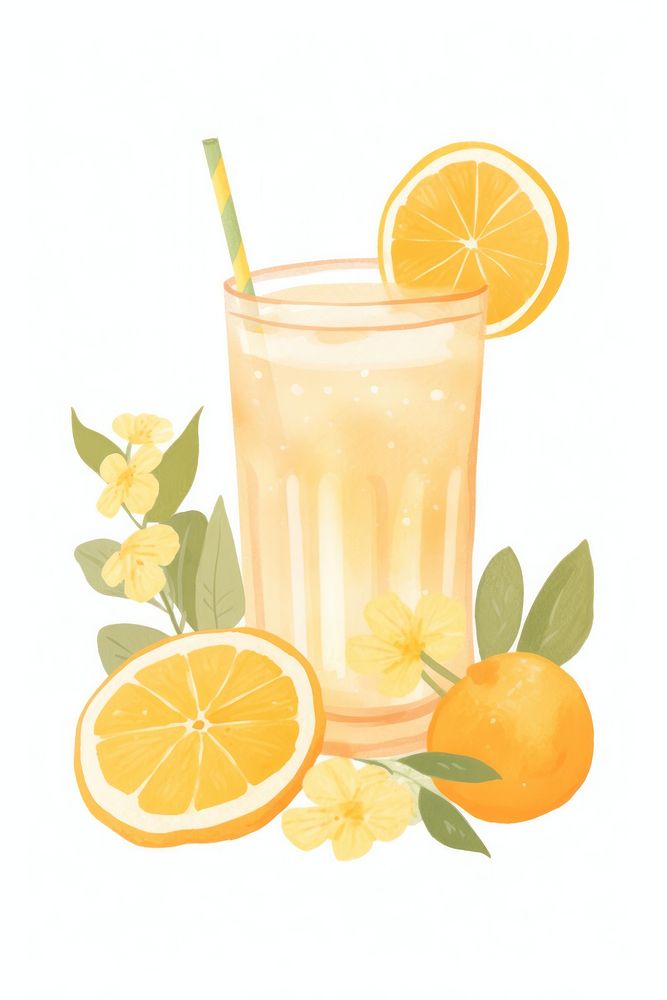 Orange juice grapefruit lemonade drink. AI generated Image by rawpixel.