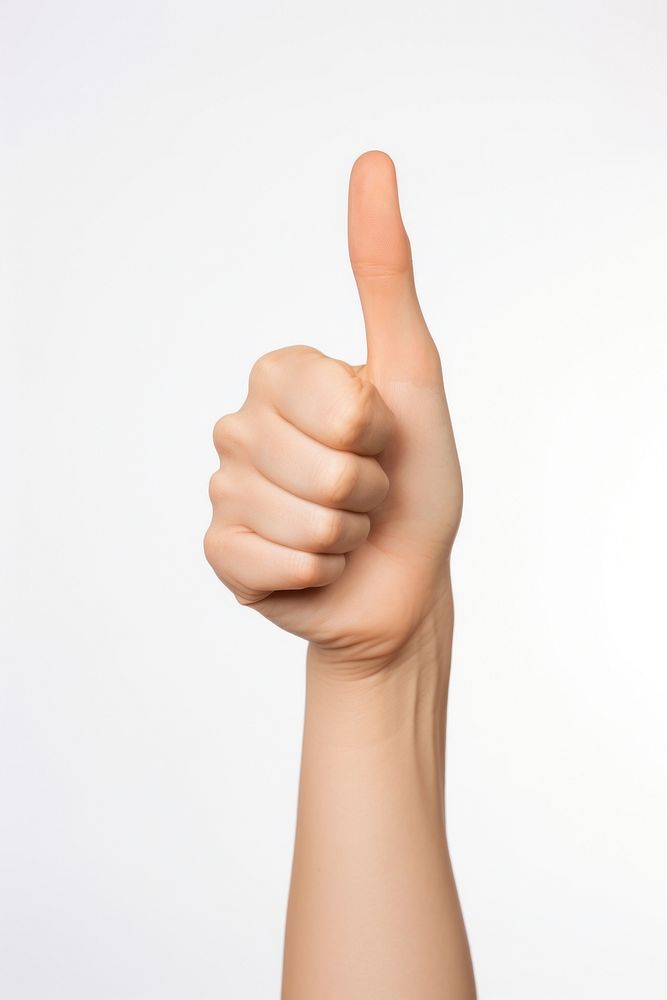Hand holding an ok sign finger white background gesturing. AI generated Image by rawpixel.