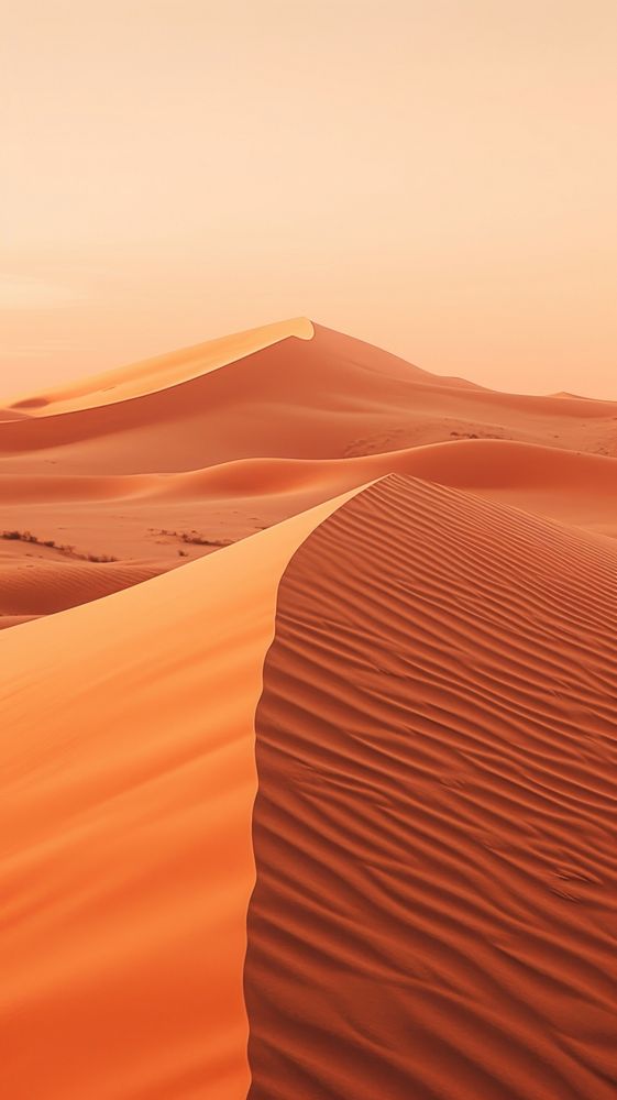 Sahara outdoors horizon desert. AI generated Image by rawpixel.