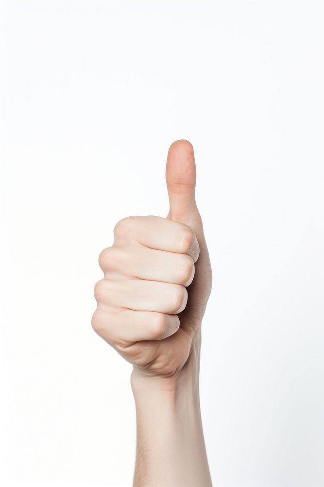 OK hand sign finger white background gesturing. AI generated Image by rawpixel.