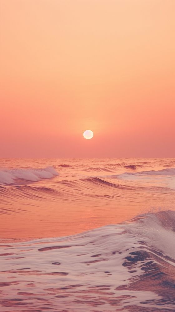 Seascape photography outdoors horizon sunrise. AI generated Image by rawpixel.