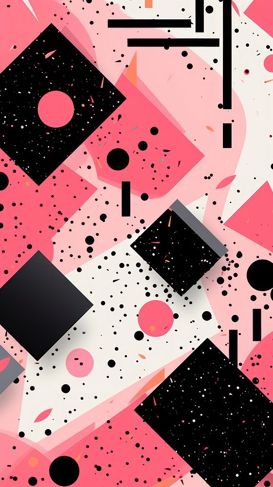 Black and pink backgrounds abstract pattern. AI generated Image by rawpixel.