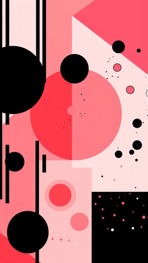 Black and pink backgrounds abstract pattern. AI generated Image by rawpixel.