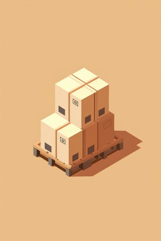Cardboard box cardboard box architecture. AI generated Image by rawpixel.