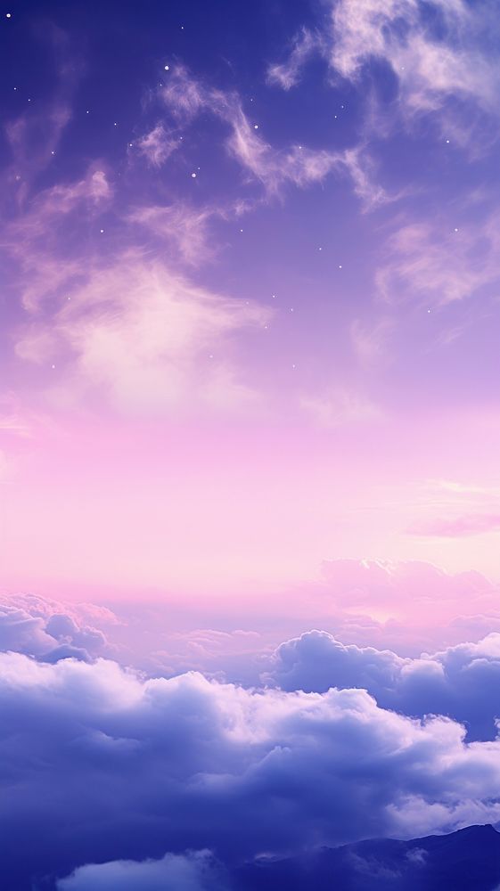Violet sky backgrounds outdoors nature. AI generated Image by rawpixel.