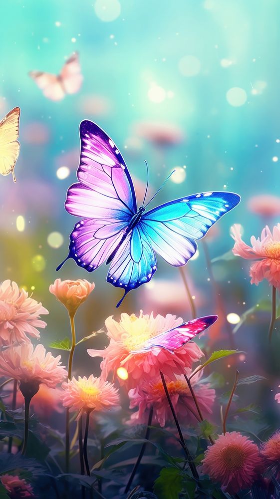 Butterfly in garden outdoors insect nature. AI generated Image by rawpixel.