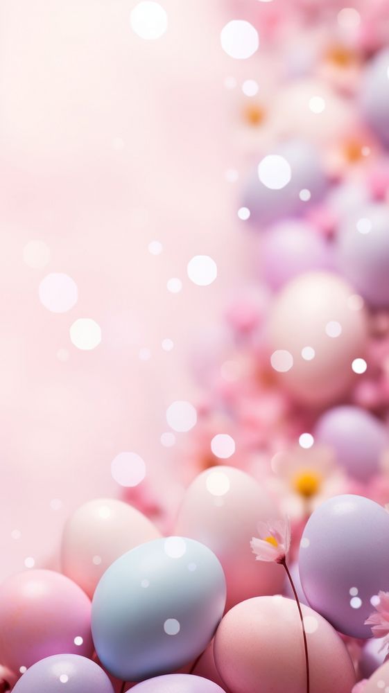 Easter backgrounds balloon celebration. AI generated Image by rawpixel.