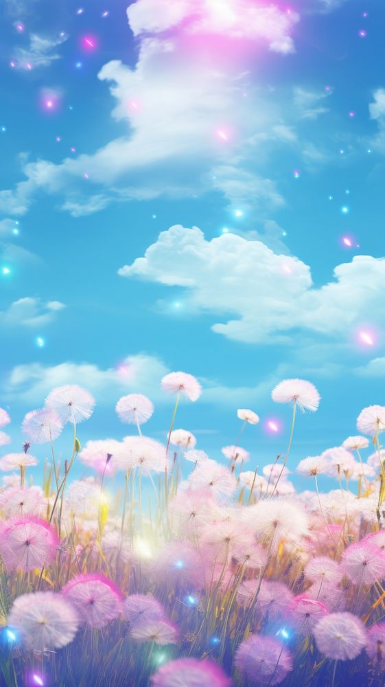 Meadow backgrounds outdoors nature. AI generated Image by rawpixel.