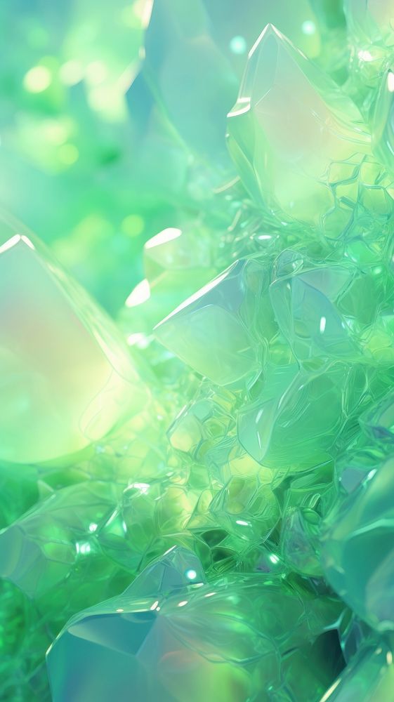 Baby green backgrounds gemstone abstract. AI generated Image by rawpixel.