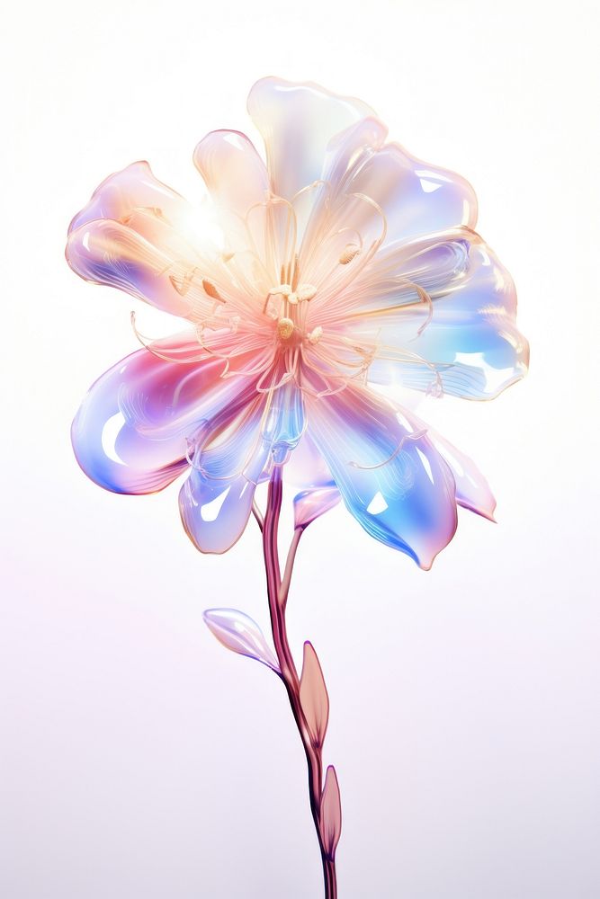 Jasmine flower petal plant. AI generated Image by rawpixel.