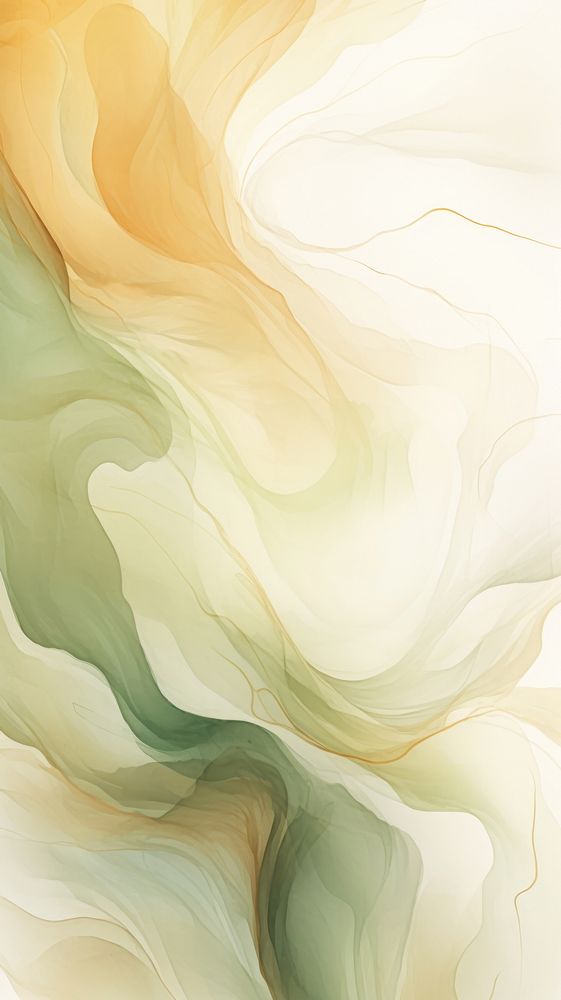 White and olive and caramel pattern flowing backgrounds. AI generated Image by rawpixel.