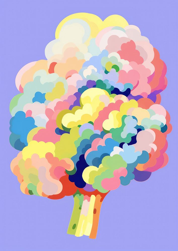 An apple graphics cartoon paintbrush. AI generated Image by rawpixel.