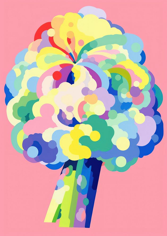An apple art painting graphics. AI generated Image by rawpixel.
