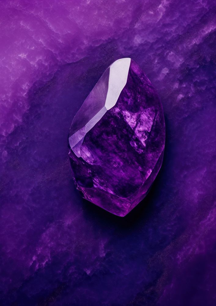 A purple gem-stone wallpaper amethyst gemstone jewelry. AI generated Image by rawpixel.