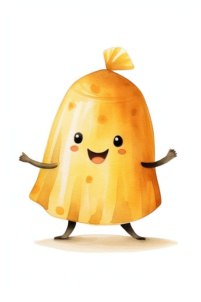Dancing cheese food white background anthropomorphic. AI generated Image by rawpixel.
