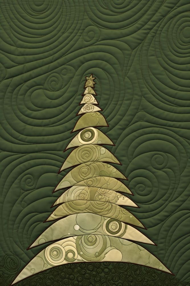 Christmas tree pattern celebration backgrounds. AI generated Image by rawpixel.