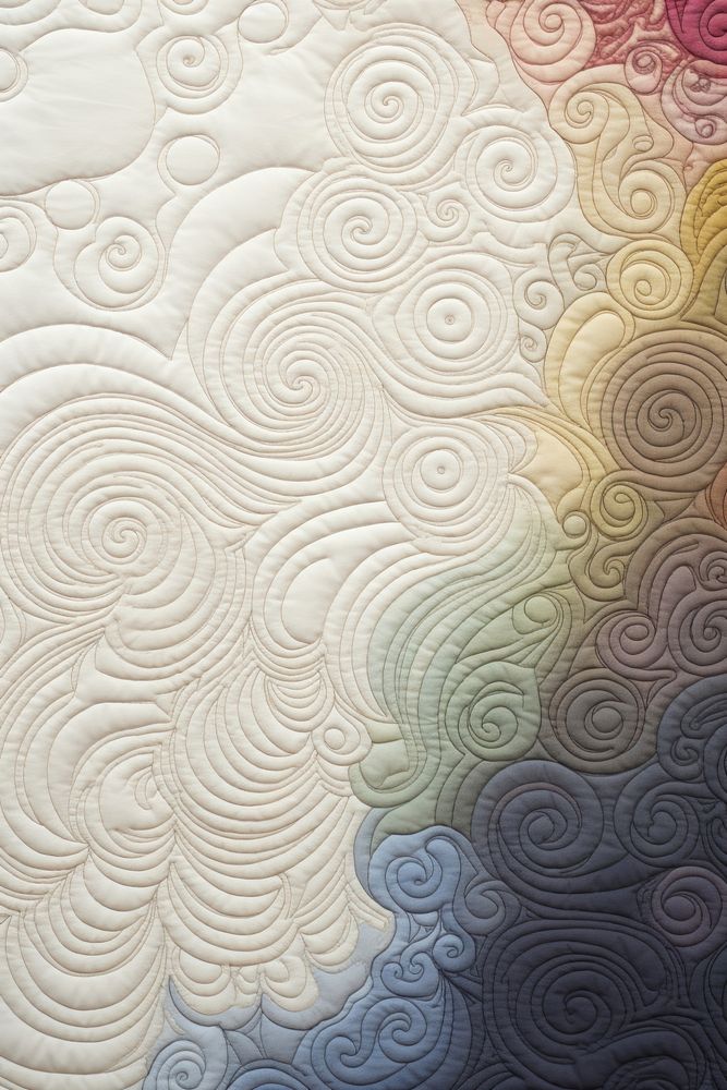 A minimal colorful cloud border textile pattern texture. 
