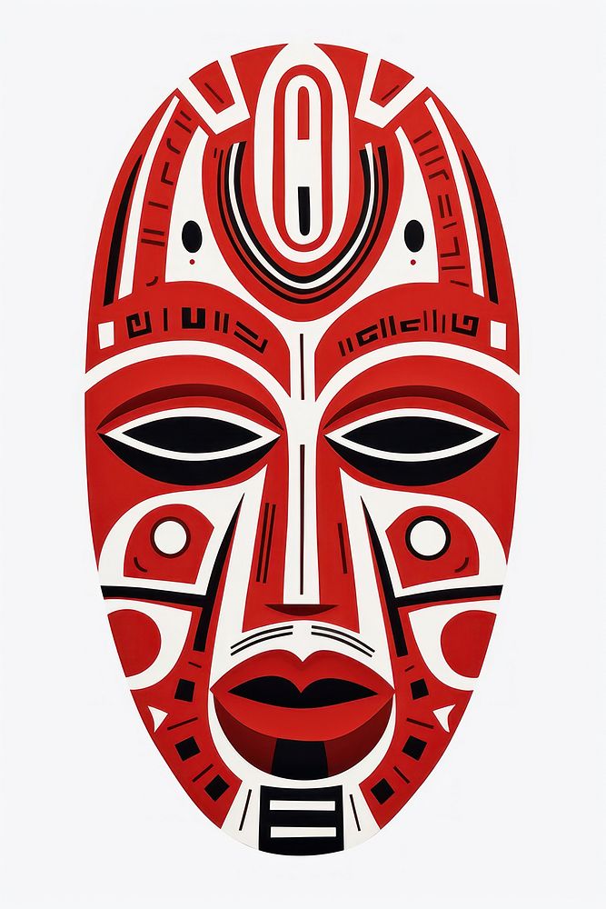 African mask architecture creativity disguise. AI generated Image by rawpixel.